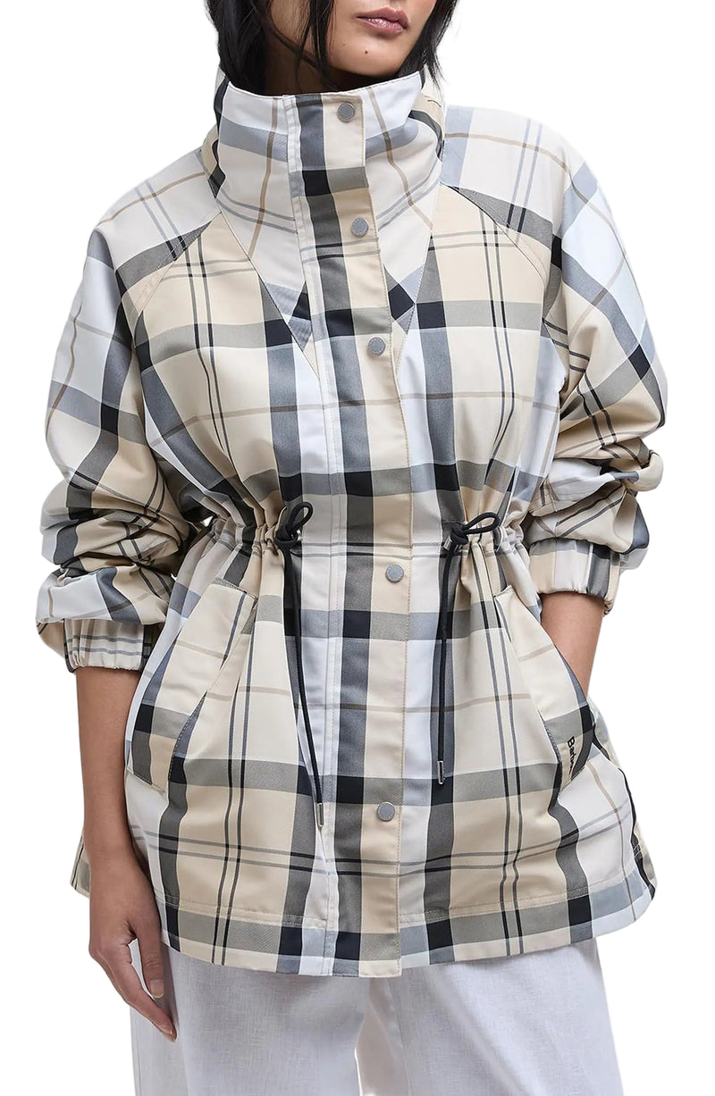 Barbour Womens Suri Checked Showerproof Jacket