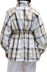 Barbour Womens Suri Checked Showerproof Jacket
