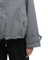 Barbour Womens Bronwyn Gingham Funnel-Neck Showerproof Jacket