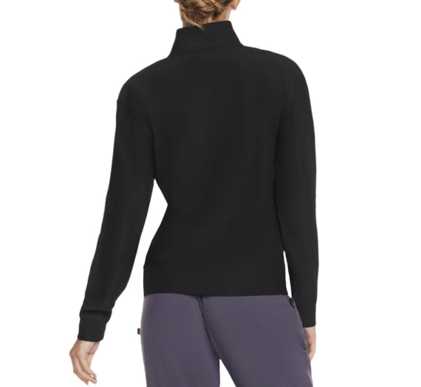SKECHERS Womens Go Lux Rib 1/4 Zip Jacket