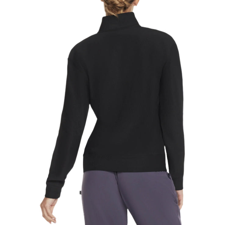 SKECHERS Womens Go Lux Rib 1/4 Zip Jacket