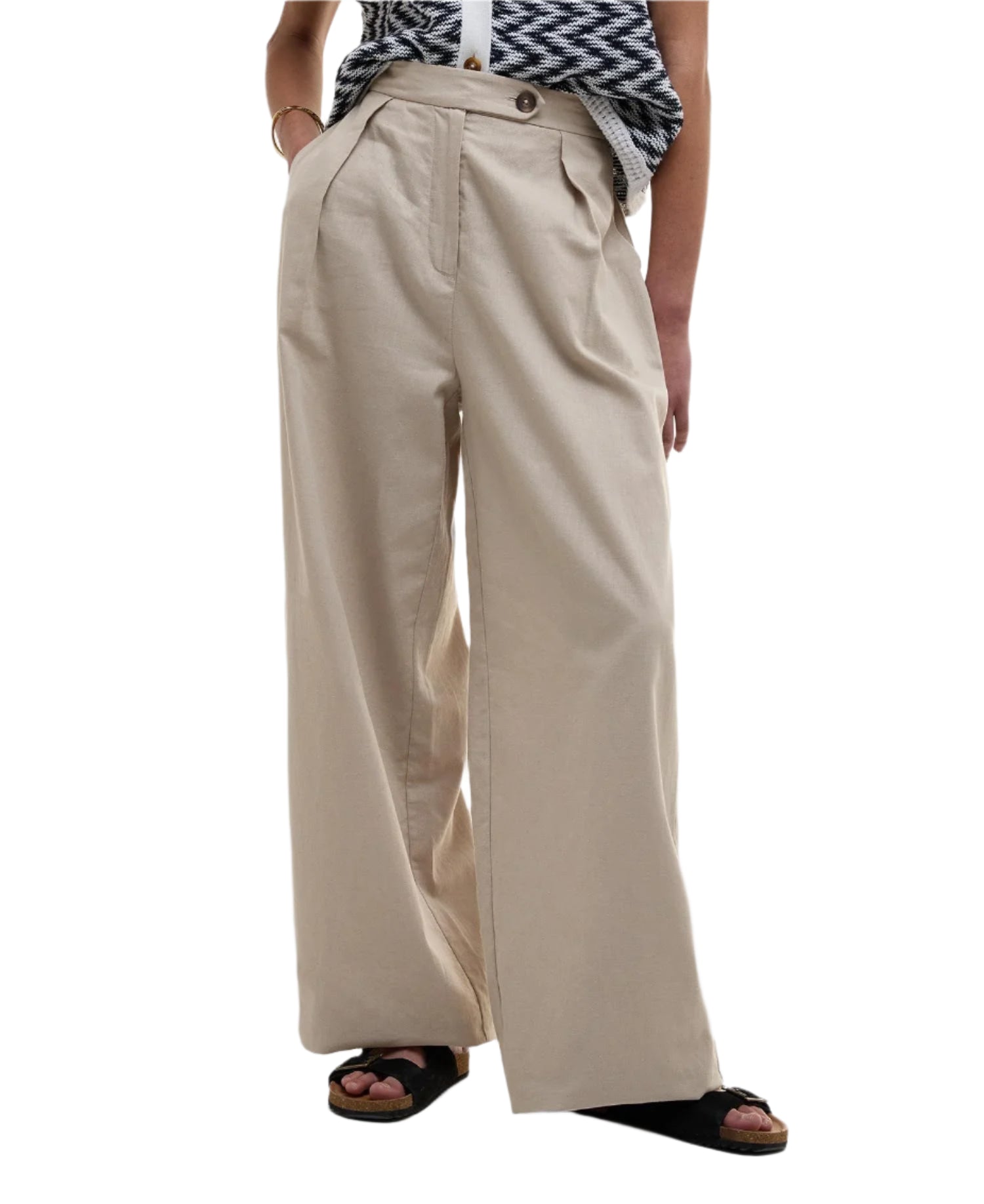 Barbour Womens Lucy Wide-Leg Trousers