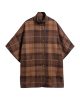 Barbour Womens Judith Tartan Wool Cape