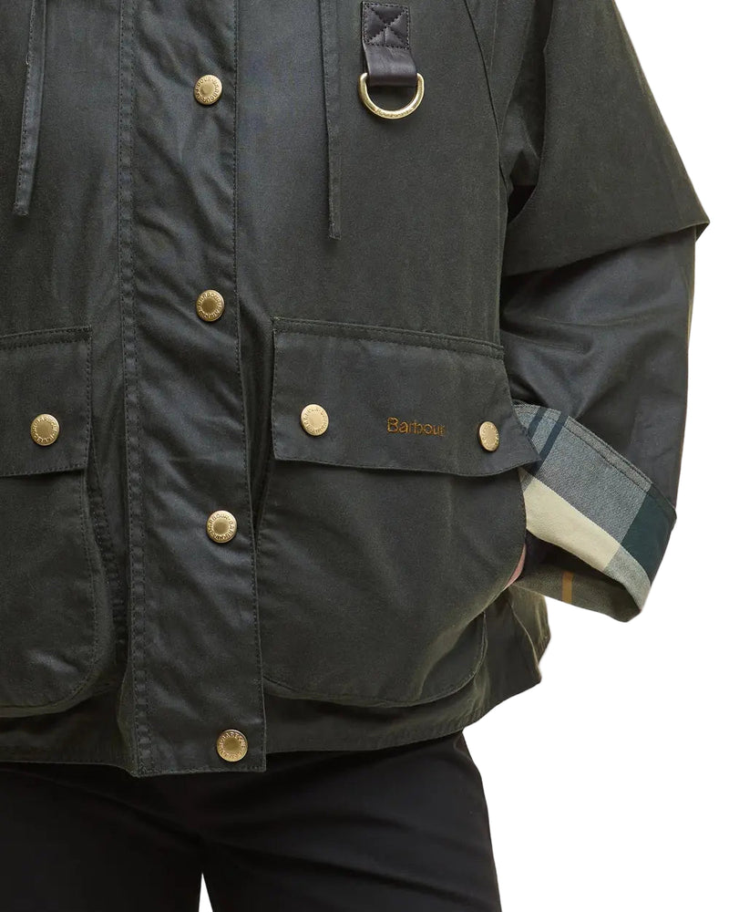 Barbour Womens Reighton Spey Waxed Jacket