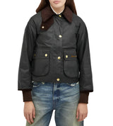 Barbour Womens Cropped Beadnell Waxed Jacket