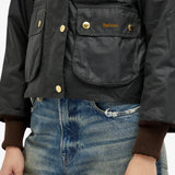 Barbour Womens Cropped Beadnell Waxed Jacket