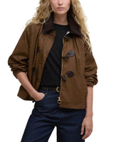 Barbour Womens Myra Waxed Duffle Coat