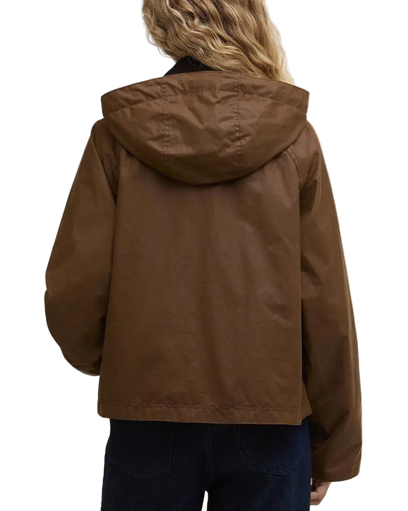 Barbour Womens Myra Waxed Duffle Coat