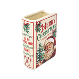 Steel Mill & Co. Santa Is Coming To Town Large Book Vase