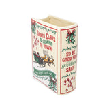 Steel Mill & Co. Santa Is Coming To Town Large Book Vase