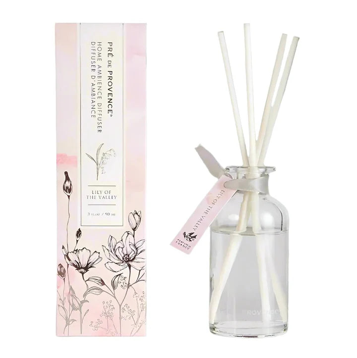 Pre de Provence Home Ambiance Lily of the Valley French Reed Diffuser