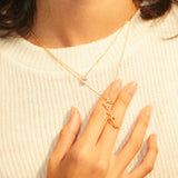 Nadri Cirque Pave Cubic Zirconia Love Necklace