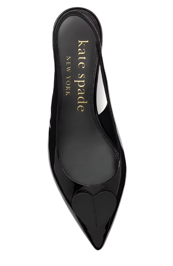 Kate Spade Womens Lover Patent Slingback Flats