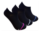 Skinergy Womens Compression Low Cut Socks - 3 Pack