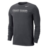 Coast Guard Mens Nike Dri-Fit Cotton Long Sleeve T-Shirt