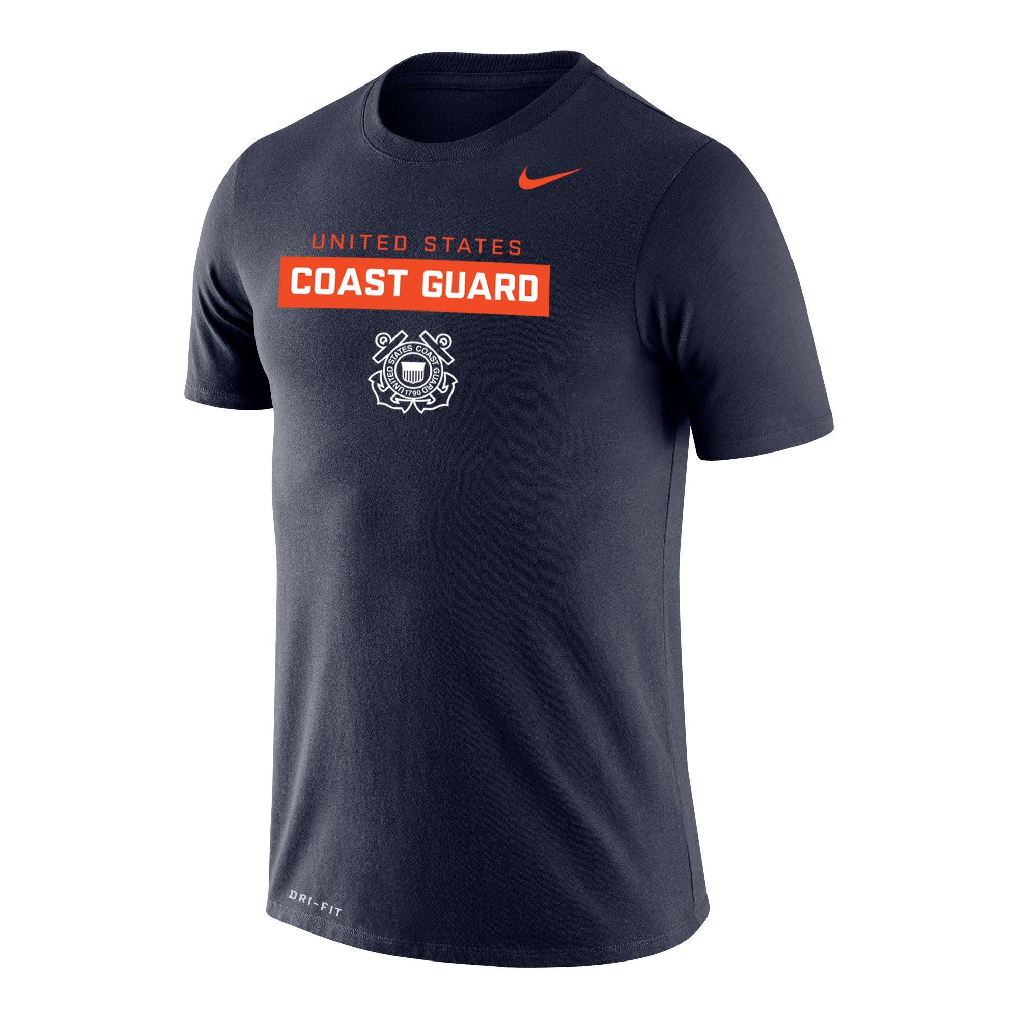 Coast Guard Mens Nike Dri-Fit Legend Short Sleeve T-Shirt