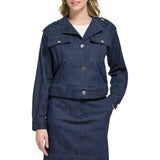 Calvin Klein Womens Stretch Denim Jacket