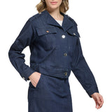 Calvin Klein Womens Stretch Denim Jacket