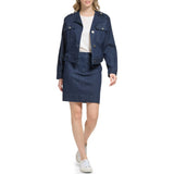 Calvin Klein Womens Stretch Denim Jacket