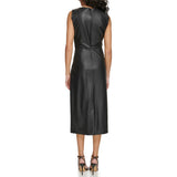 Calvin Klein Womens Paper Sleeveless Dress