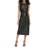 Calvin Klein Womens Paper Sleeveless Dress