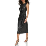 Calvin Klein Womens Paper Sleeveless Dress