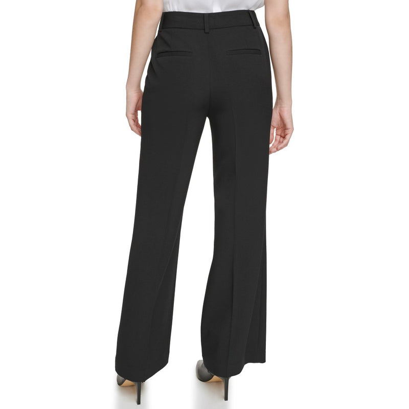 Calvin Klein Womens Stretch Crepe Pants