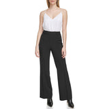 Calvin Klein Womens Stretch Crepe Pants