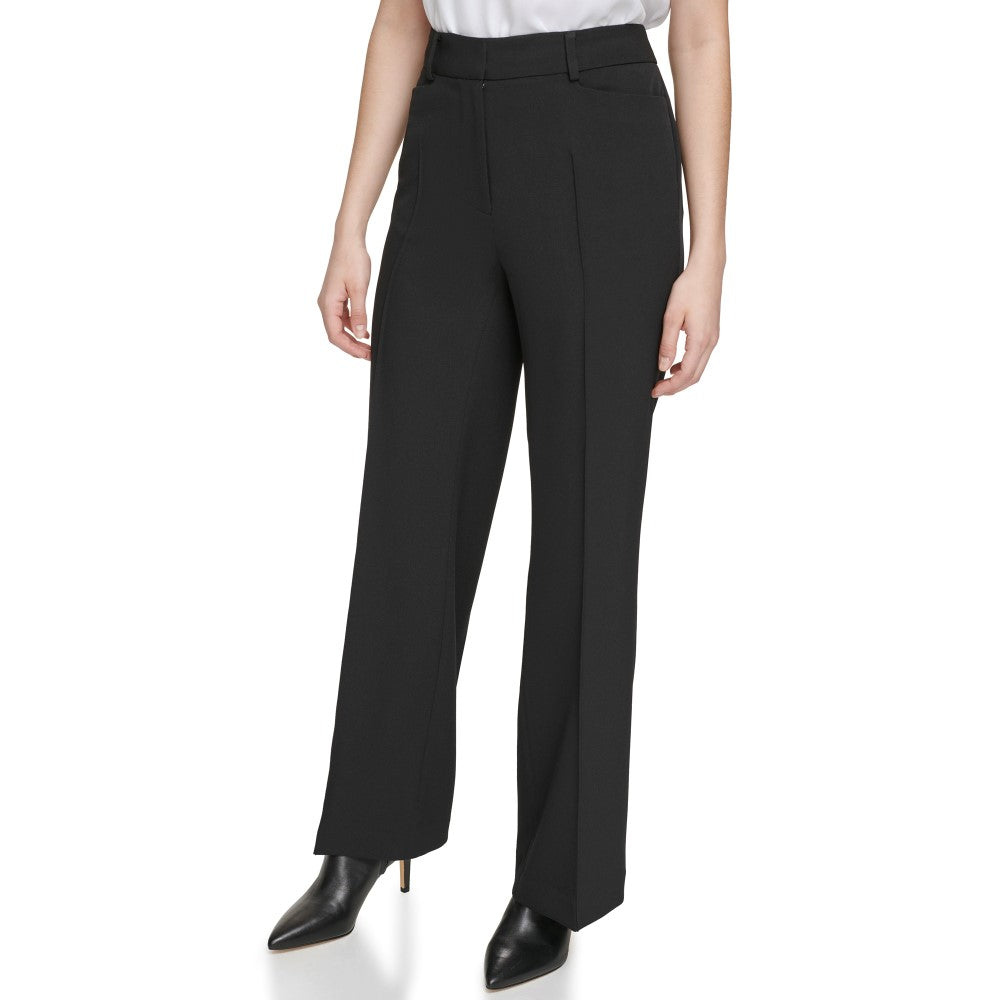 Calvin Klein Womens Stretch Crepe Pants