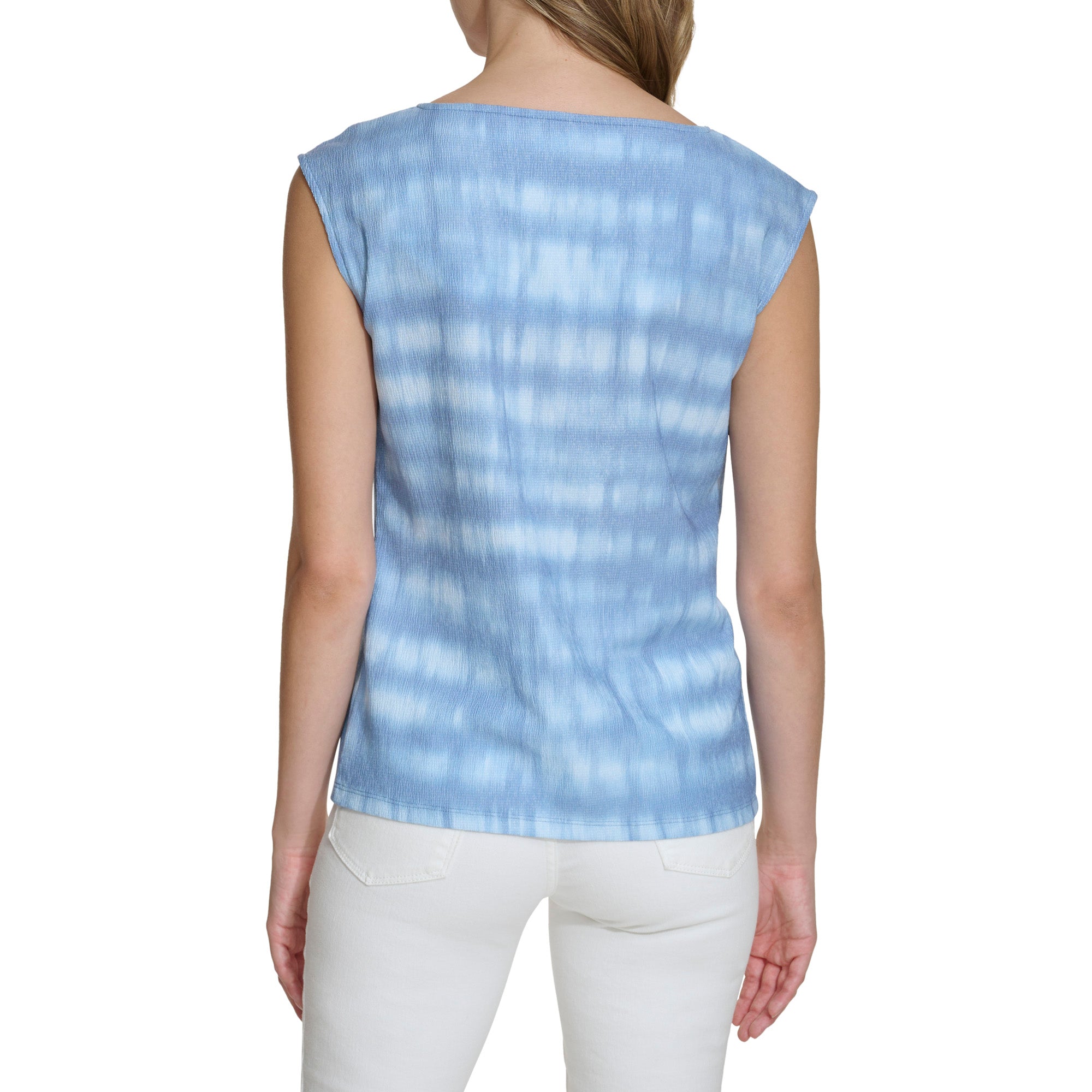 Calvin Klein Womens Rebecca Texture Knit Top