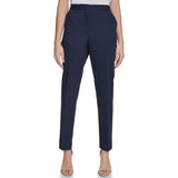 Calvin Klein Womens Satin Stretch Cotton Pants