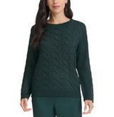Calvin Klein Womens Cable Knit Sweater