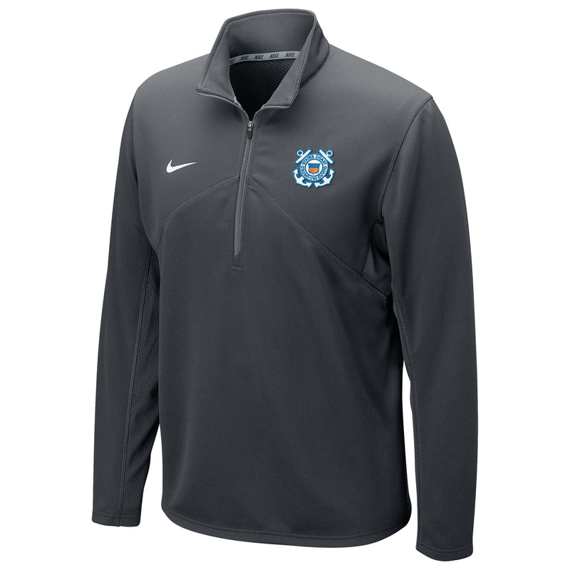 Coast Guard Academy Nike Mens Dri-FIT Training 1/4 Zip Top