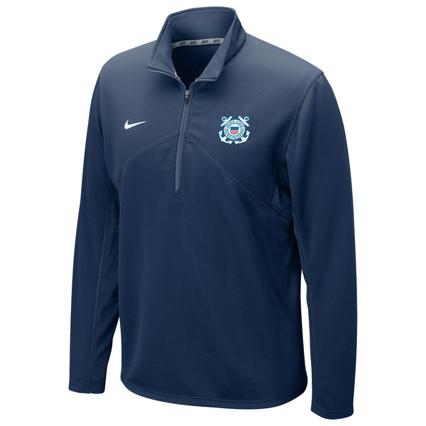 Coast Guard Academy Nike Mens Dri-FIT Training 1/4 Zip Top