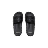 Marc Jacobs Womens The Leather Slide Sandals