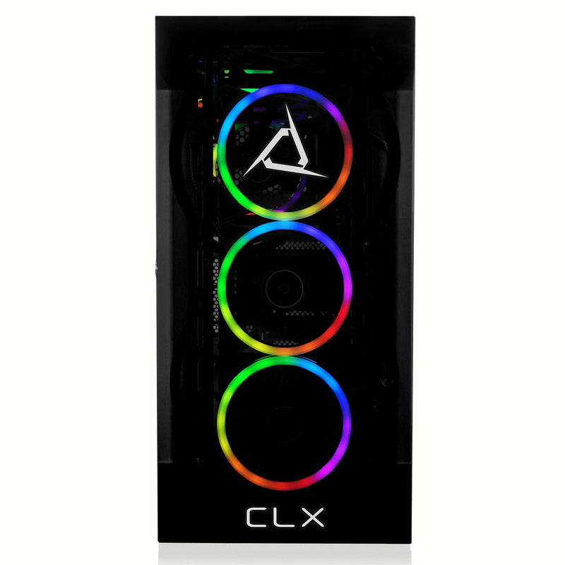 CLX SET Gaming Desktop - Liquid Cooled AMD Ryzen 7 9700X 3.8GHz 8-Core Processor, 32GB DDR5 Memory, GeForce RTX 5060 Ti 16GB GDDR7 Graphics, 2TB SSD, WiFi, Windows 11 Home 64-bit