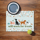 P. Graham Dunn "Will Work For Treats" Pet Mat