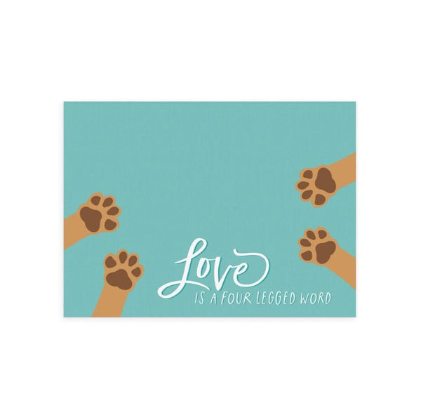 P. Graham Dunn "Love Is A Four Legged Word" Pet Mat