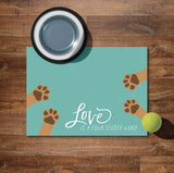 P. Graham Dunn "Love Is A Four Legged Word" Pet Mat