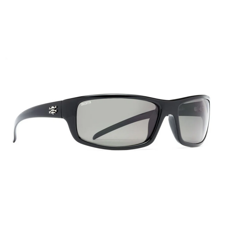 Calcutta Meads Shiny Black Frames - Gray Lens - Polarized Sunglasses