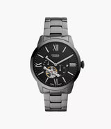 Fossil Townsman Automatic Smoke Stainless Steel Watch