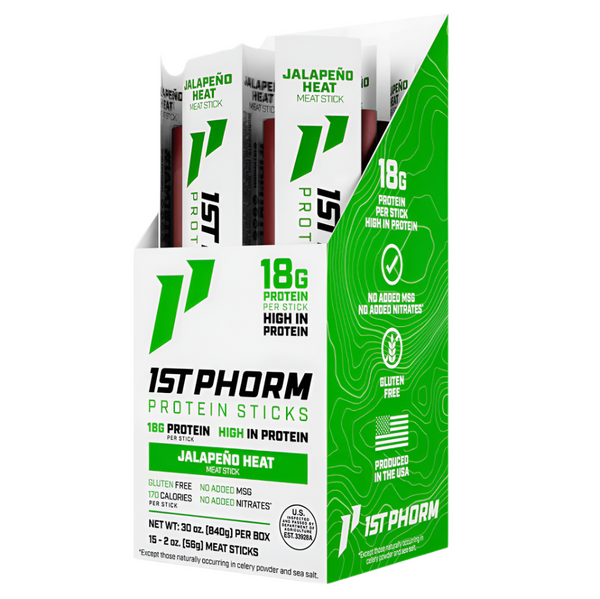 1st Phorm Protein Meat Sticks - Jalapeno Heat