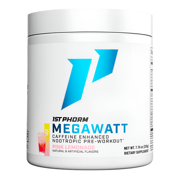 1st Phorm Megawatt Pre-Workout - Pink Lemonade - 40 Servings