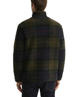 Barbour Mens Tartan Sherpa Fleece Zip Jacket
