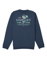 Hurley Mens Lounge Slub Crew Sweatshirt