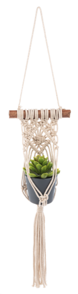 Ganz Macrame Colorful Plant Hangers