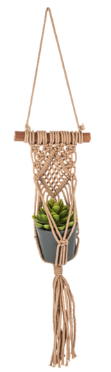 Ganz Macrame Colorful Plant Hangers