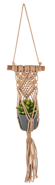 Ganz Macrame Colorful Plant Hangers