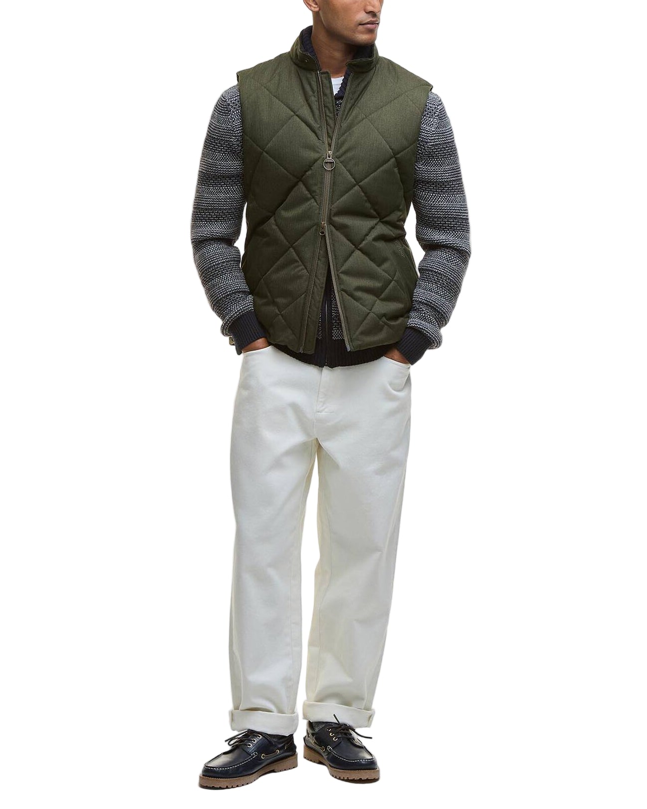 Barbour Mens City Harrington Quilted Gilet Vest – ShopCGX