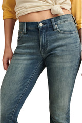 Lucky Brand Womens Mid Rise Sweet Straight Jeans